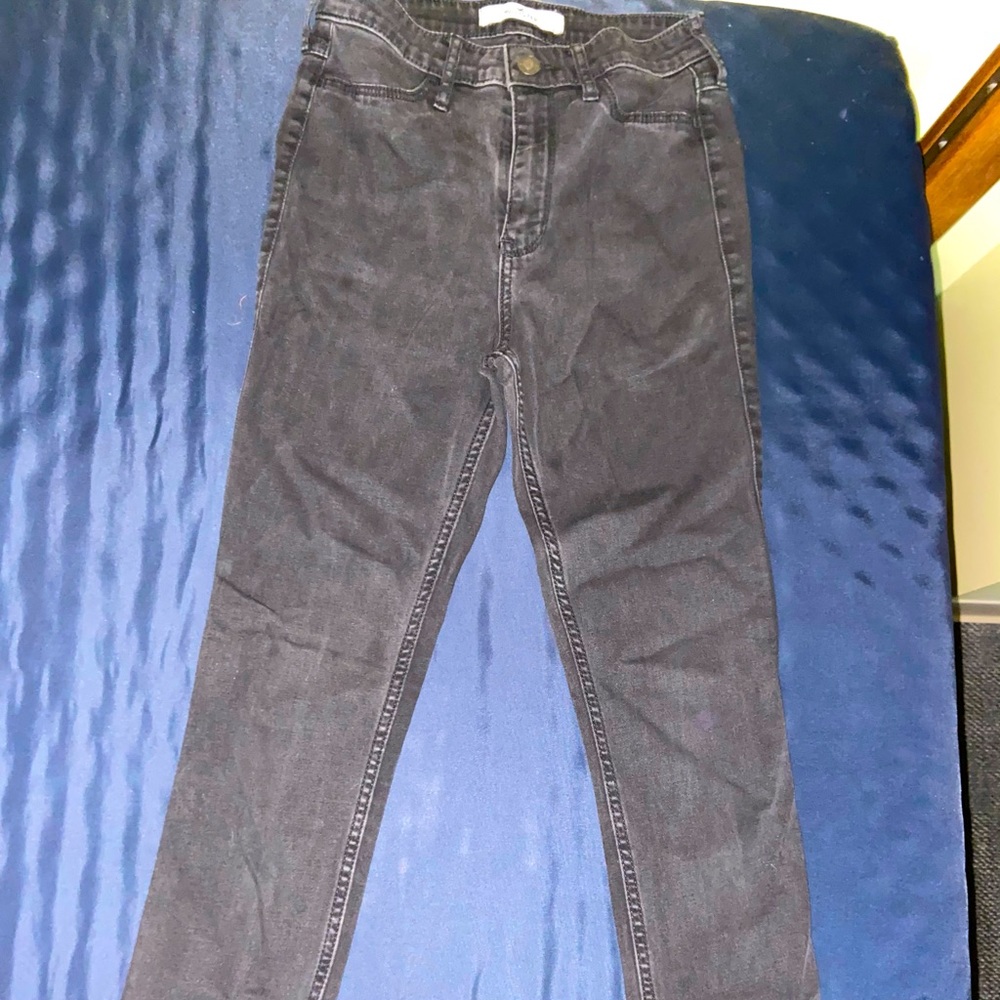 Hollister stretch black skinny jeans jeggings